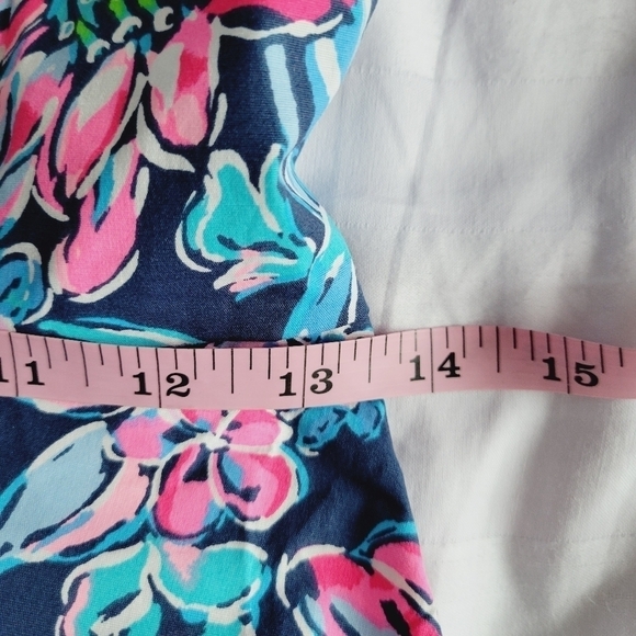 Lilly Pulitzer Mira Shirt Dress in High Tide Navy - Picture 15 of 15